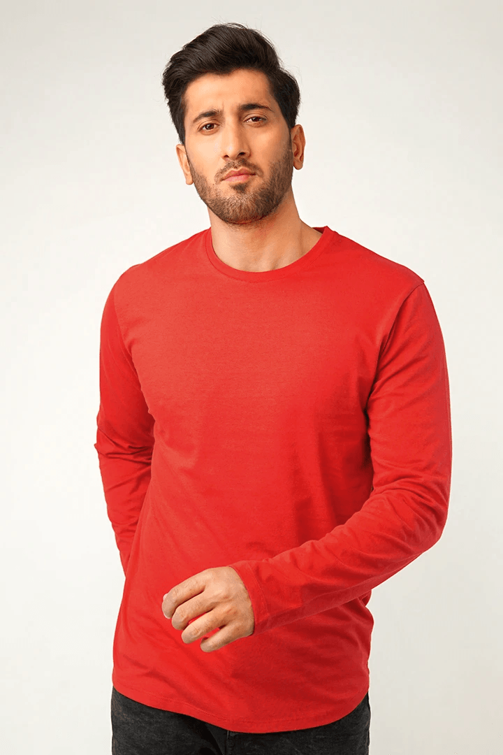 Red Full Sleeve T-Shirt