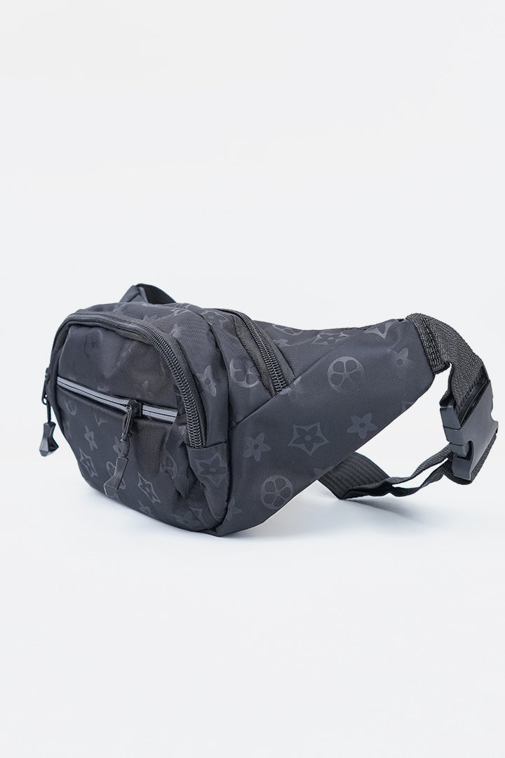 Motif Waist Bag - Black