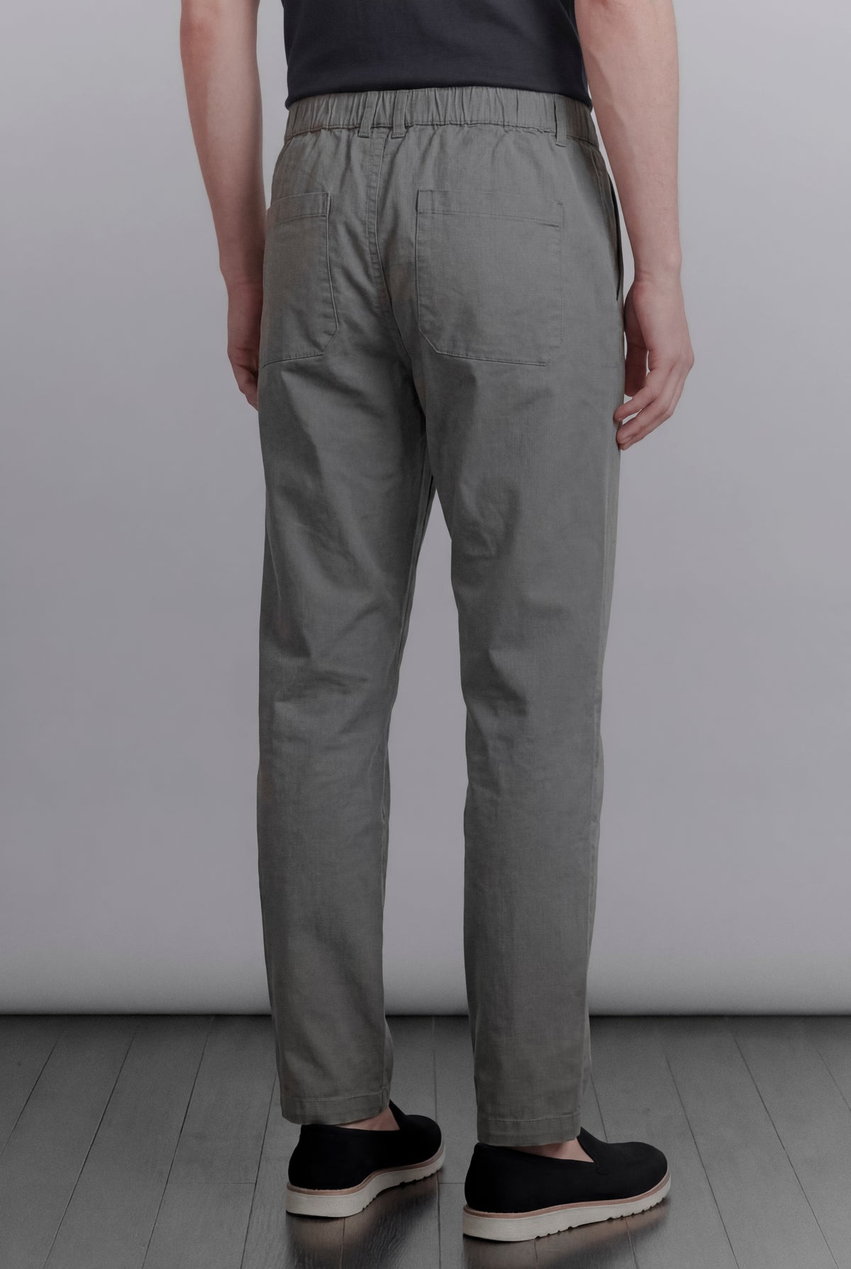 Classic Straight Pants - Grey