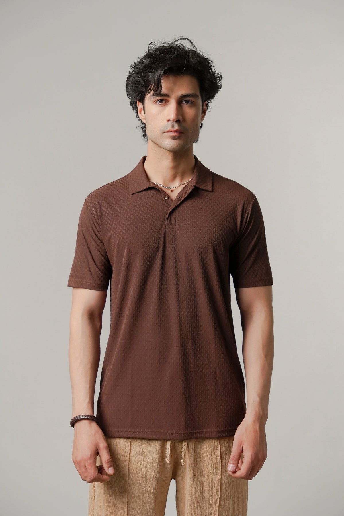 Sports Polo - Brown