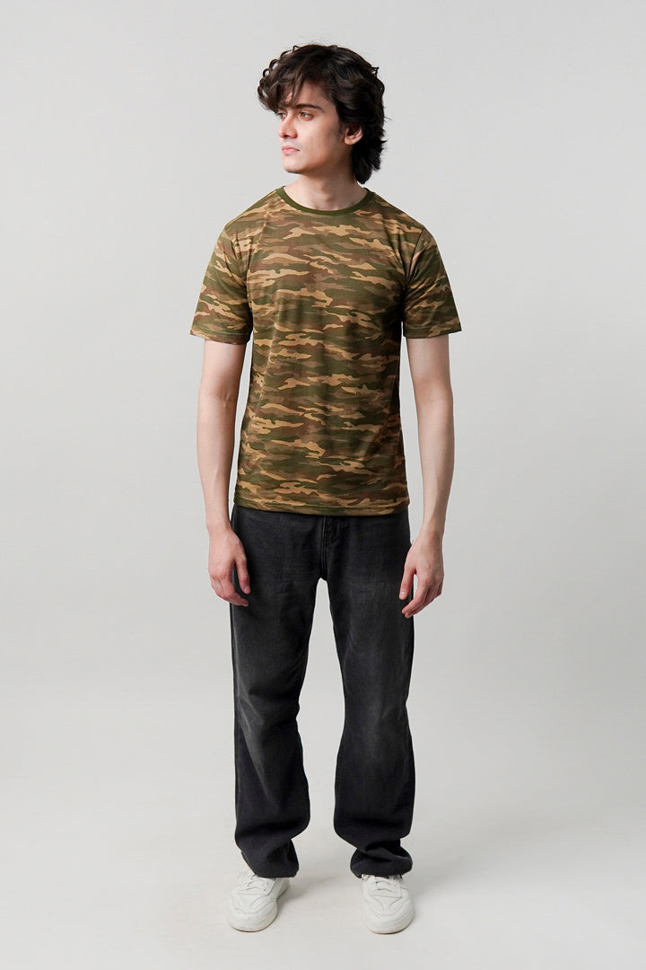 Printed T-Shirt - Camouflage
