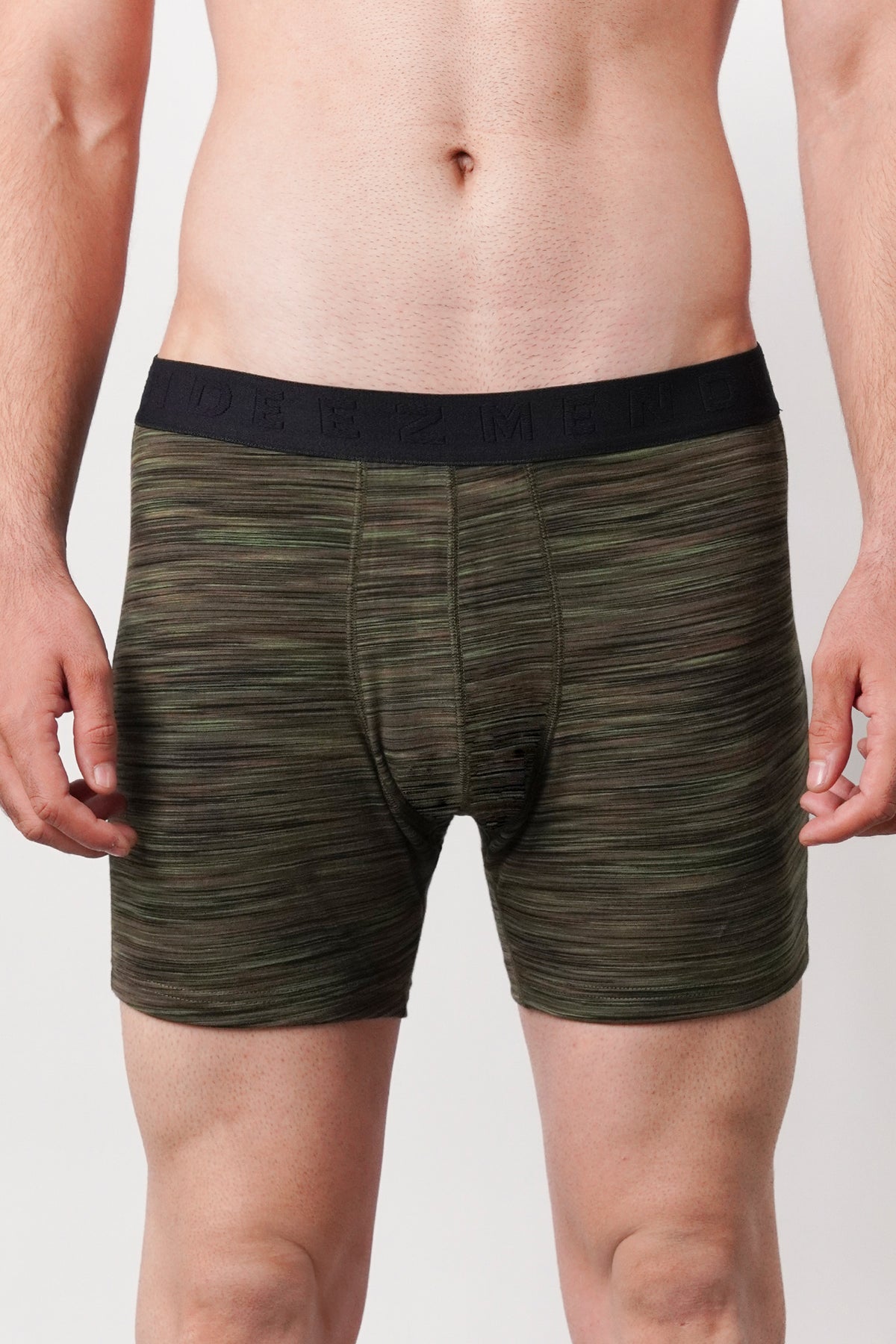 Printed All Day Boxers - Olive Green - FA