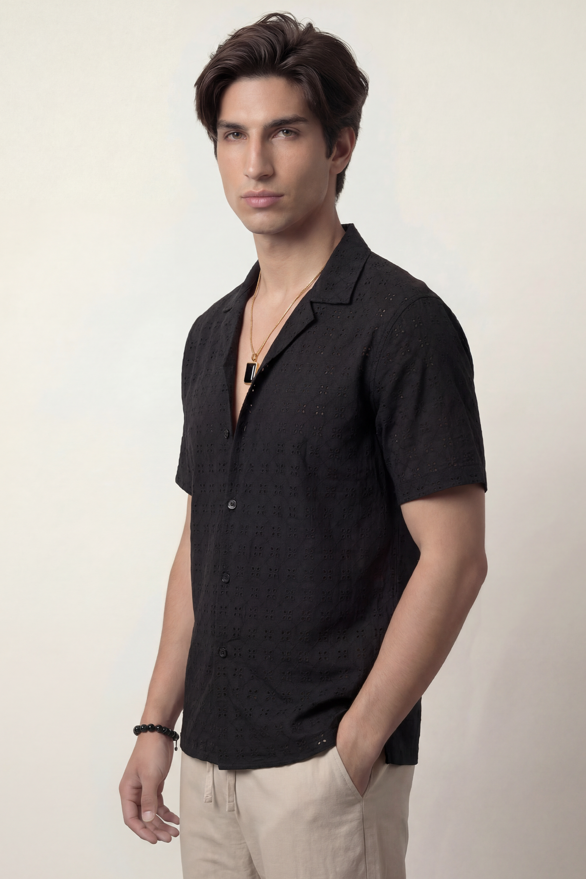 Cuban Shirt - Black - FA