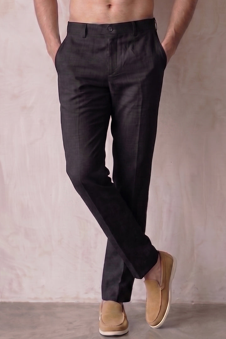 Linen Pants - Black