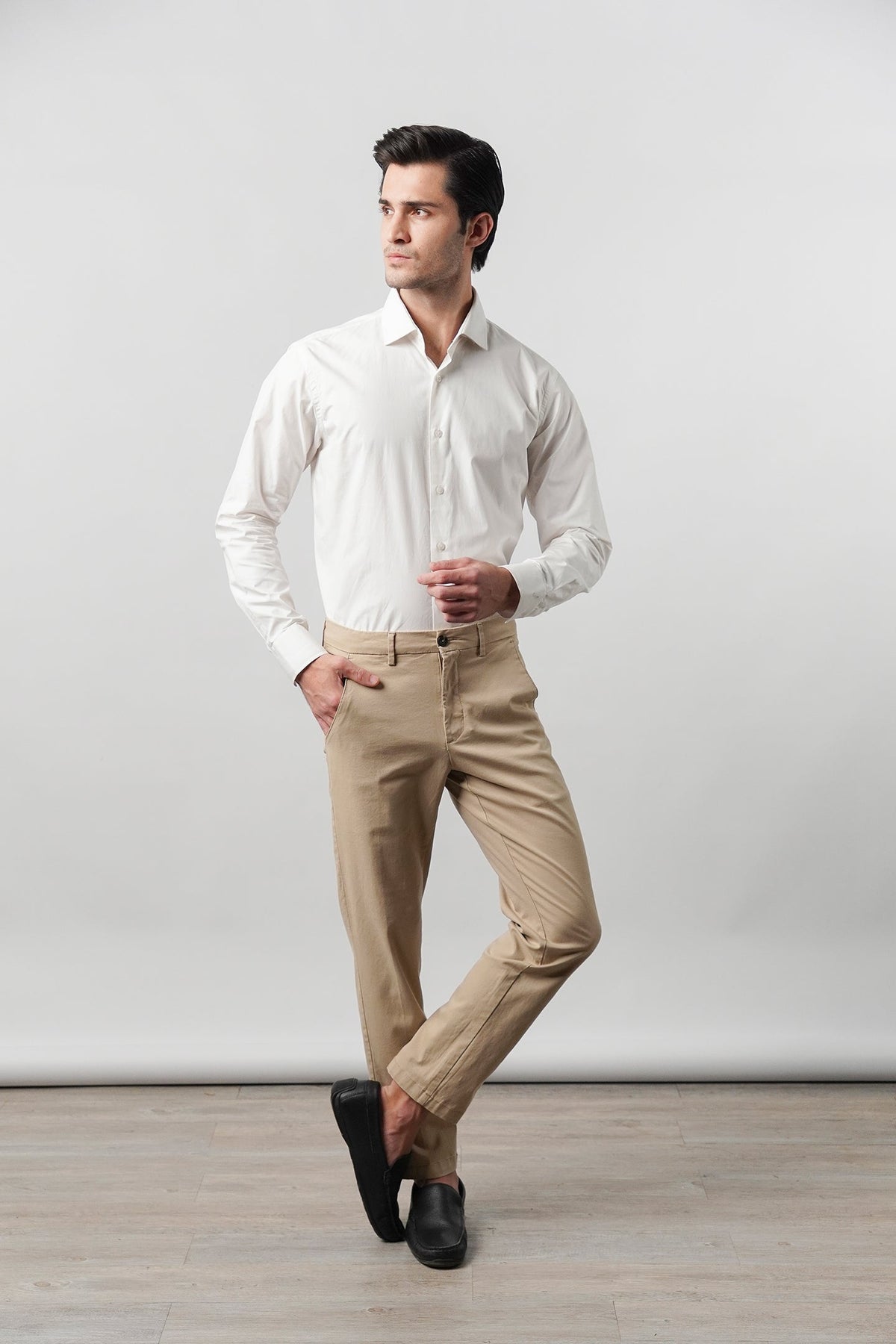 Plain Shirt - White - FA
