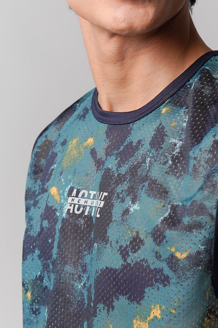 Mesh Tank Top - Camouflage alternate view