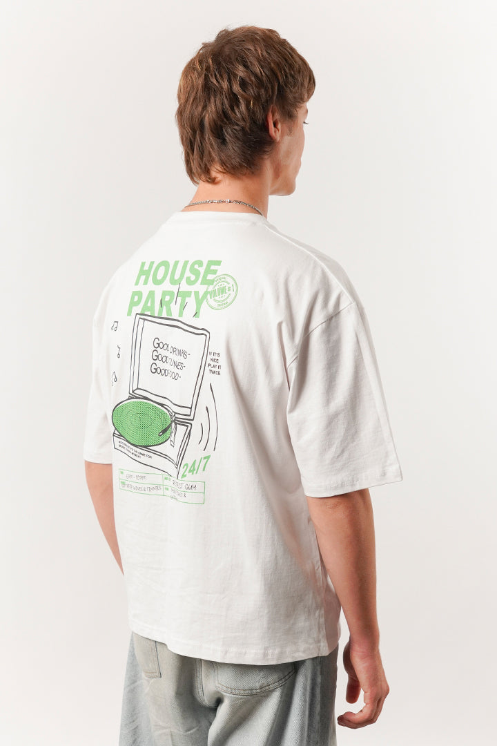 Box Fit Tee - White - FA