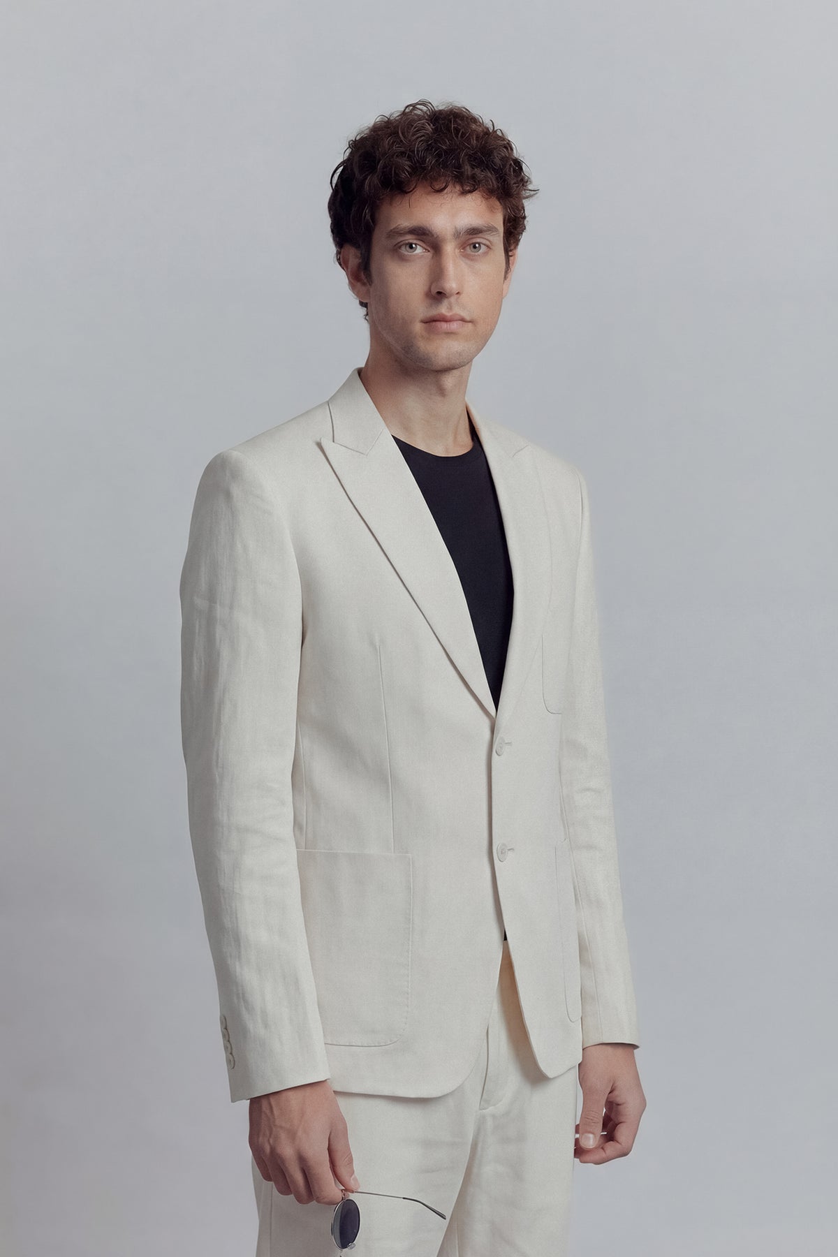 Linen Blazer - White