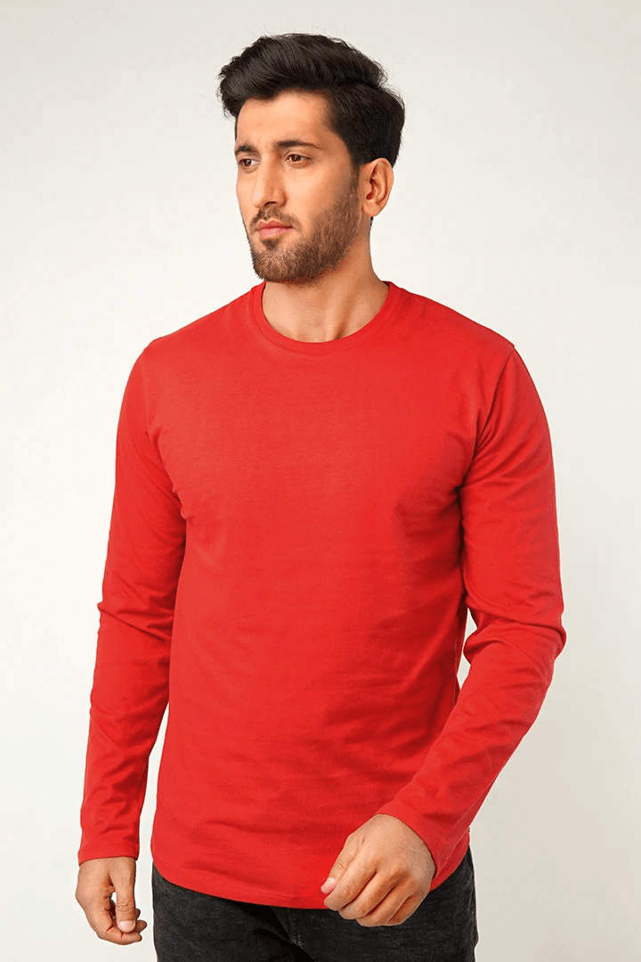 Red Full Sleeve T-Shirt alternate view