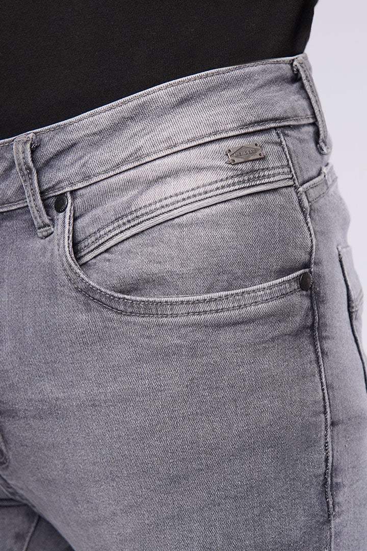 Faded Slim Fit Denim - Charcoal Grey alternate view
