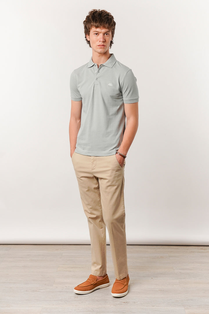 Regular Fit Polo Shirt - Harbour Mist