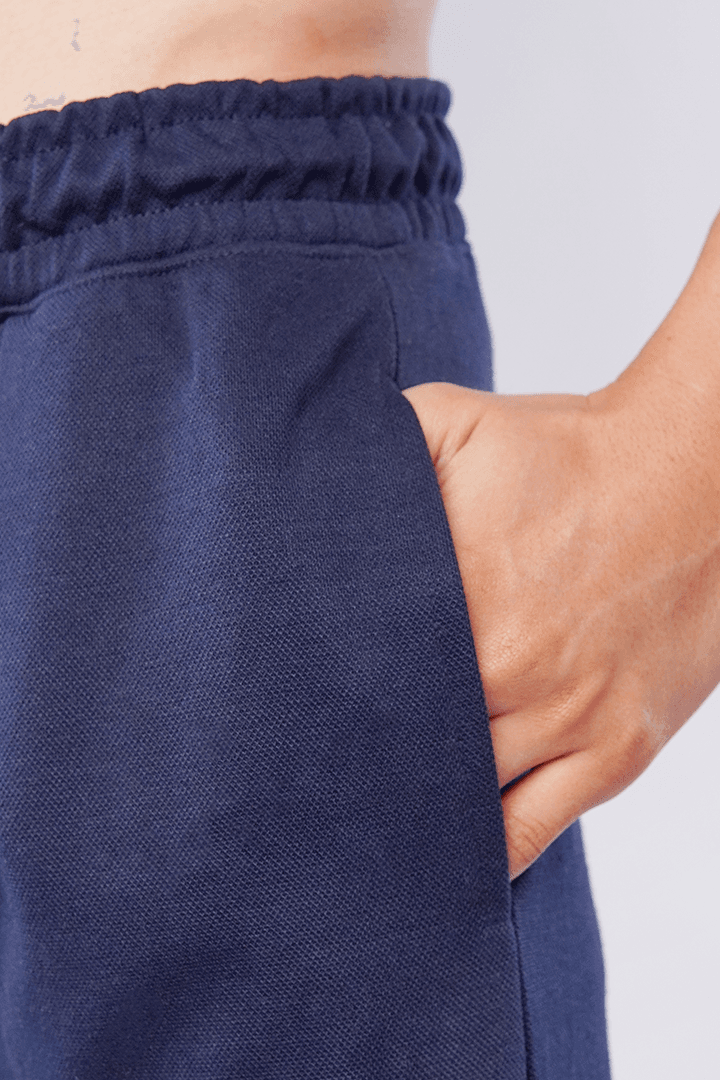 Terry Jogger Pants - Navy Blue alternate view