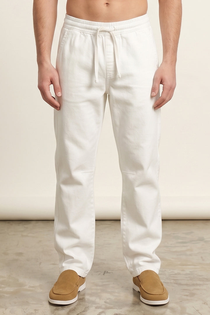 Jogger Pants - White