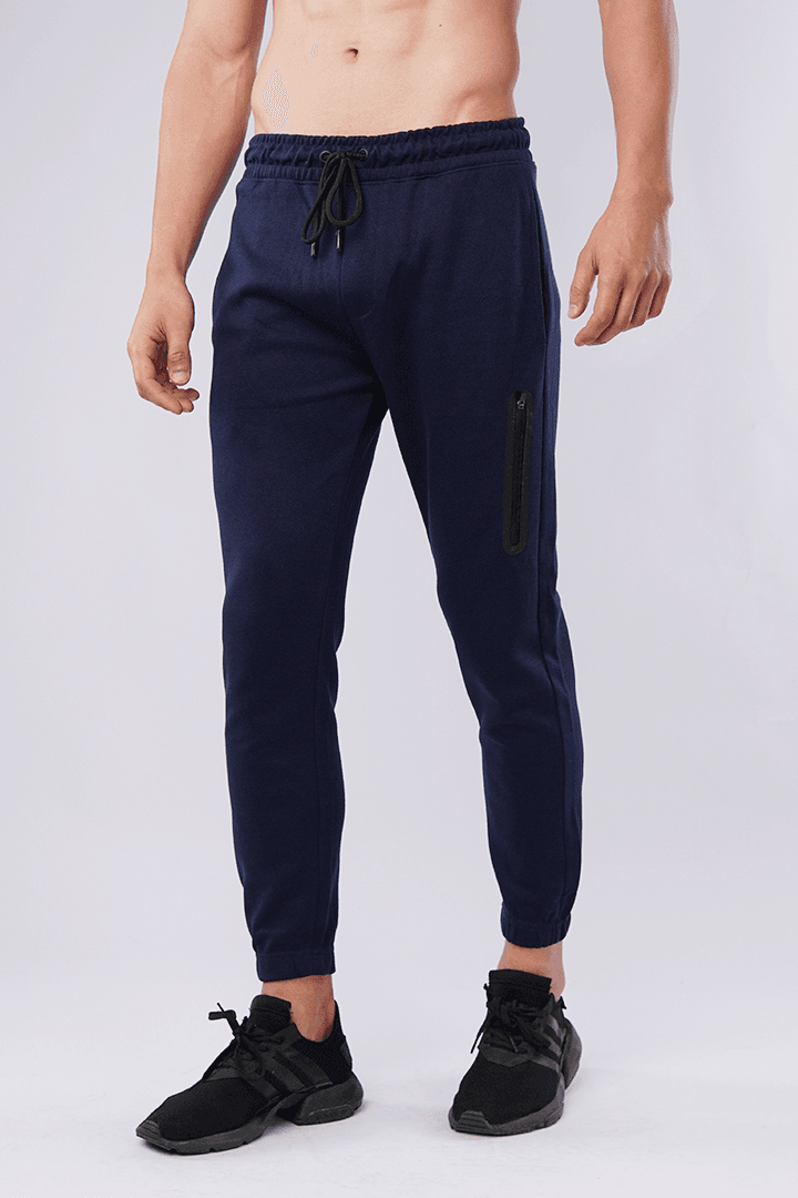 Terry Jogger Pants - Navy Blue