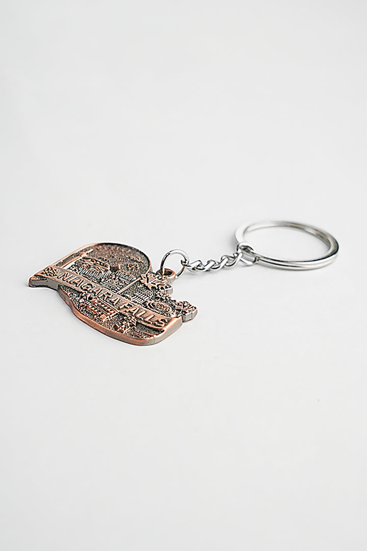Niagara Falls Keychain - Copper alternate view