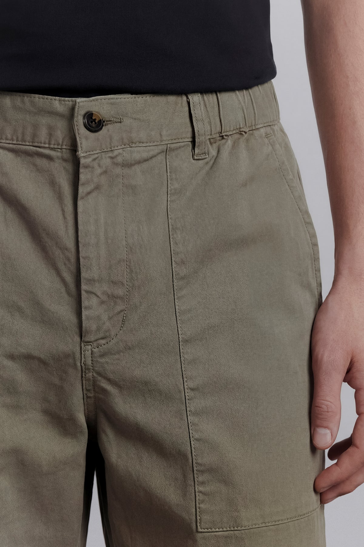 Classic Straight Pants - Sage Green - FA alternate view