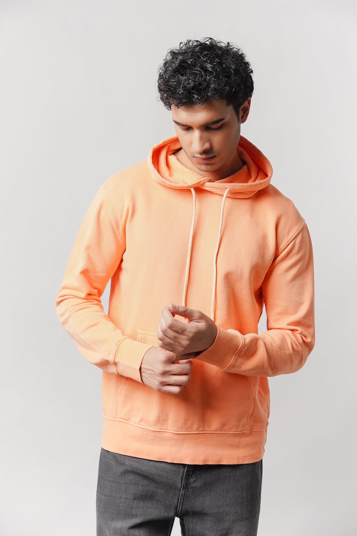 Pullover Hoodie - Peach - FA alternate view