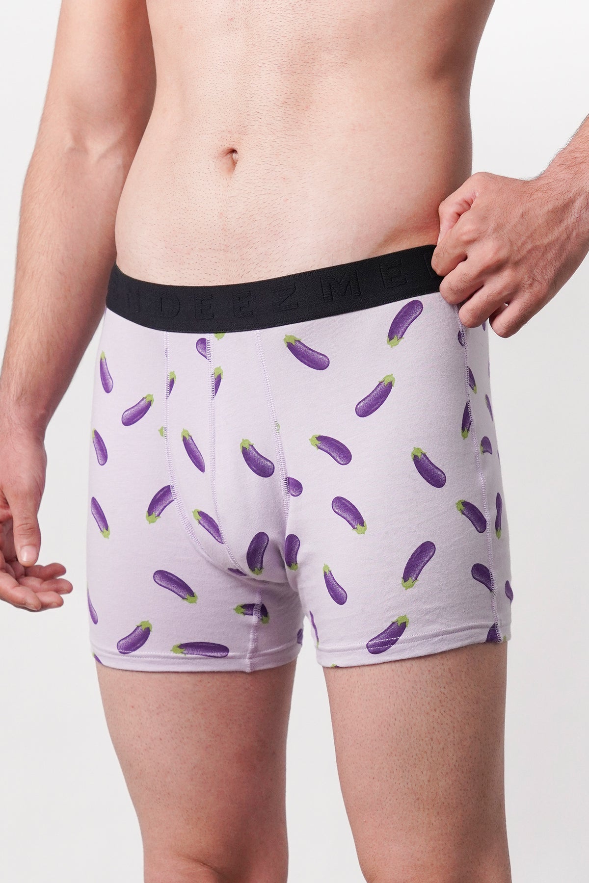 Printed All Day Boxers - Purple - FA