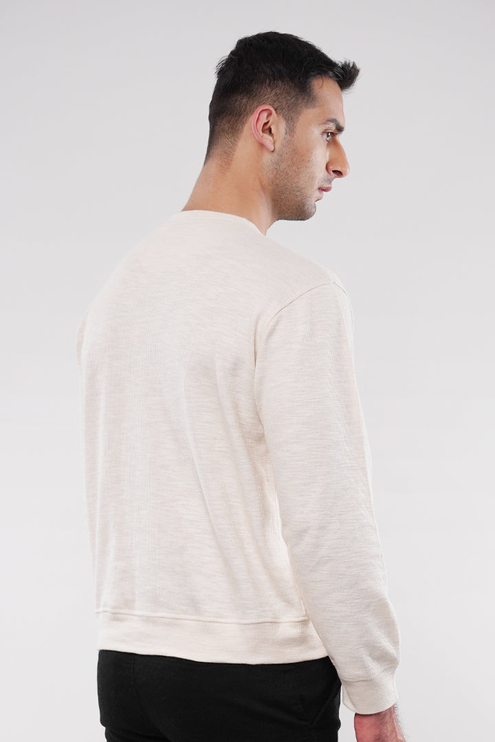 Thermal Sweatshirt - Cream - FA