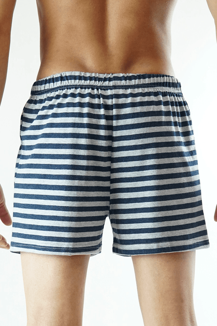 Yarn dyed Jersey Boxer Shorts - Grey
