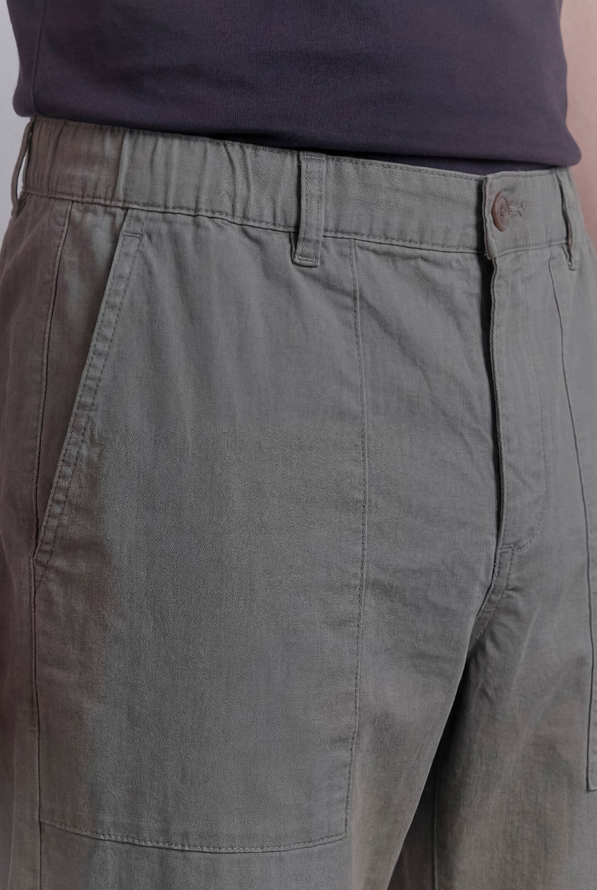 Classic Straight Pants - Grey - FA alternate view