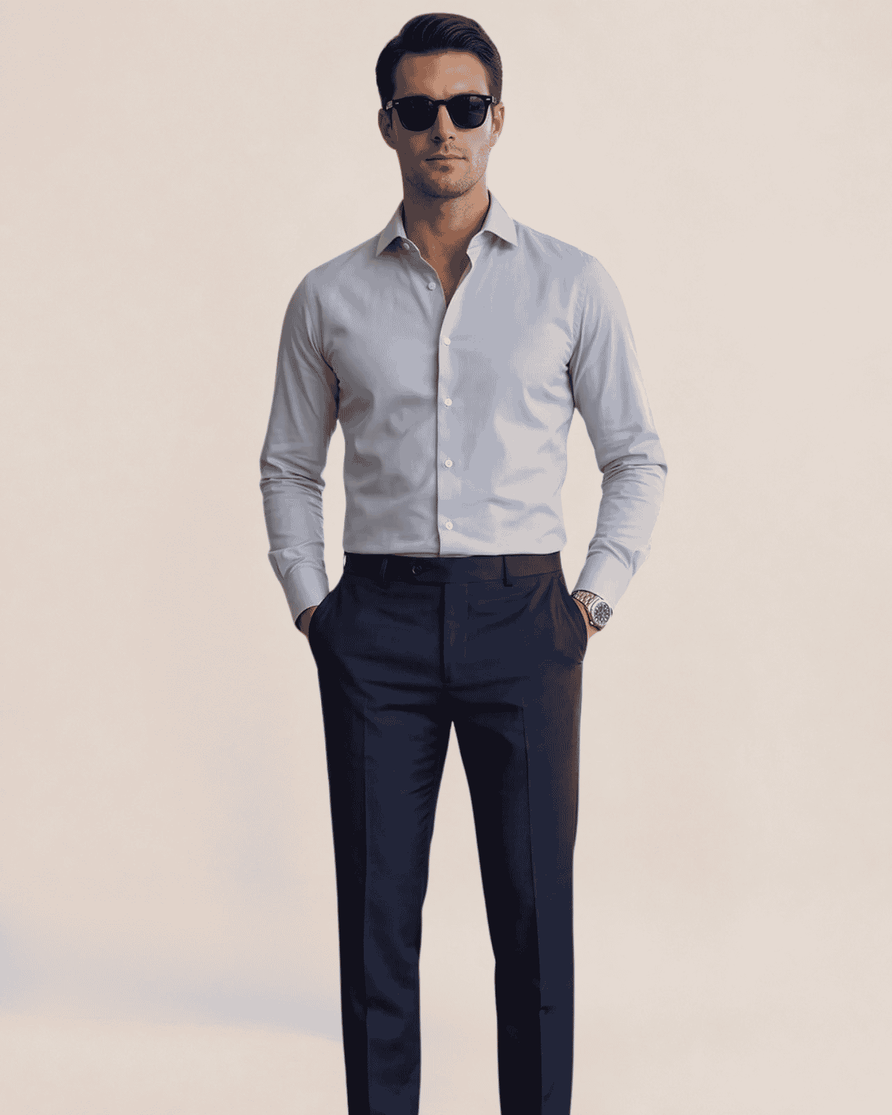 Light Gray Formal Shirt image 1