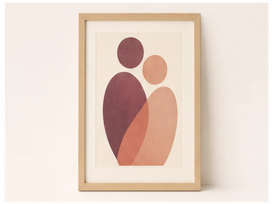 Couple Story Art Print view 1