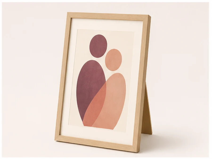 Couple Story Art Print view 2