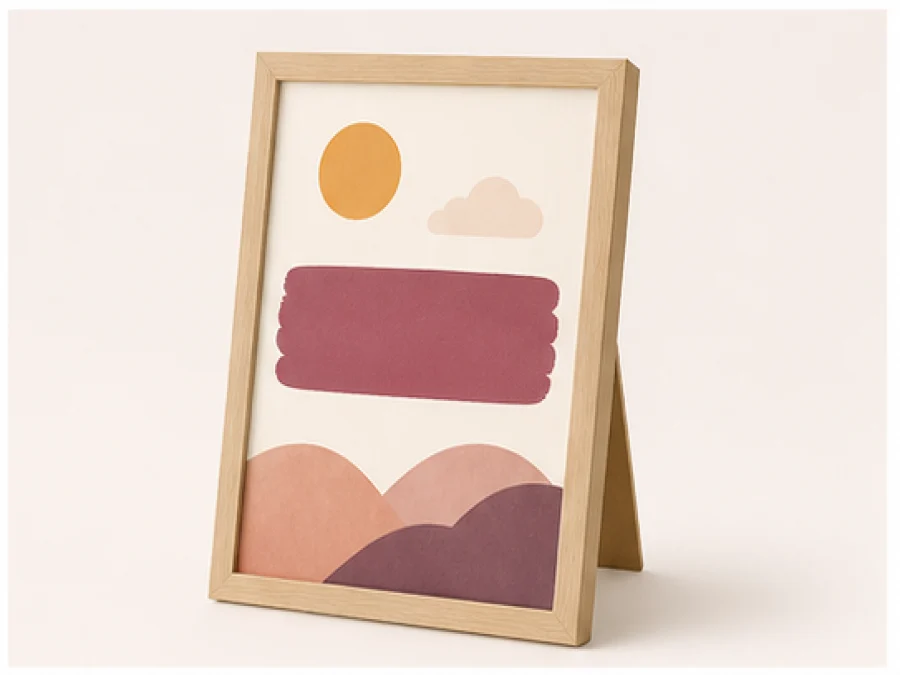 Nursery Name Art Print view 2