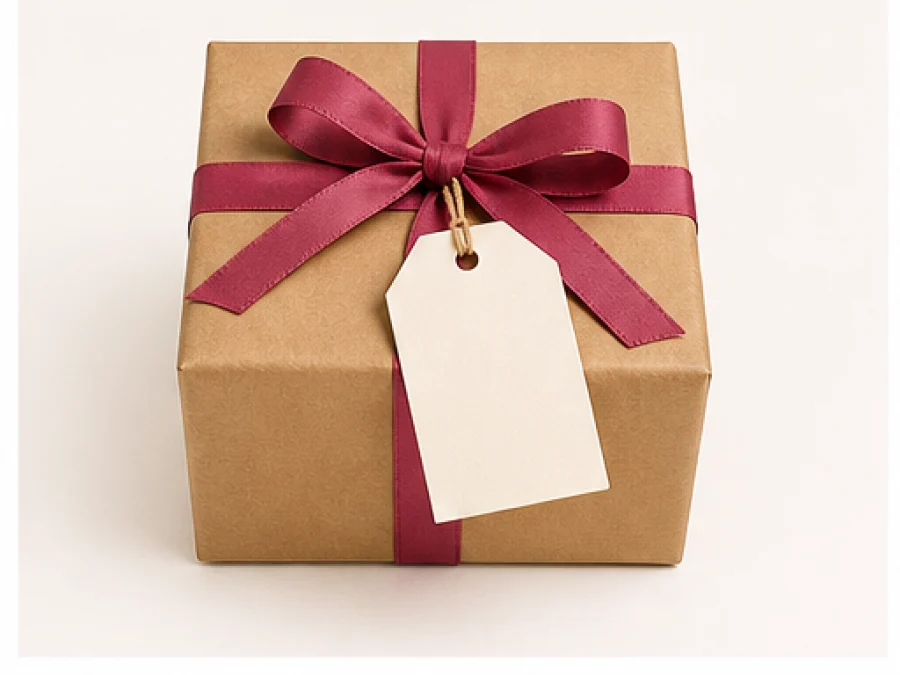 Ribbon Birthday Gift Box view 1