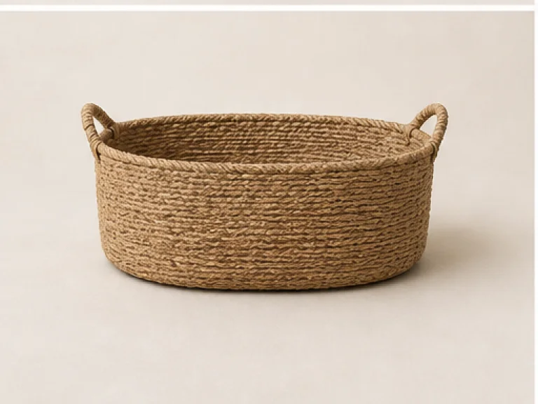 Weave Oval Basket view 1