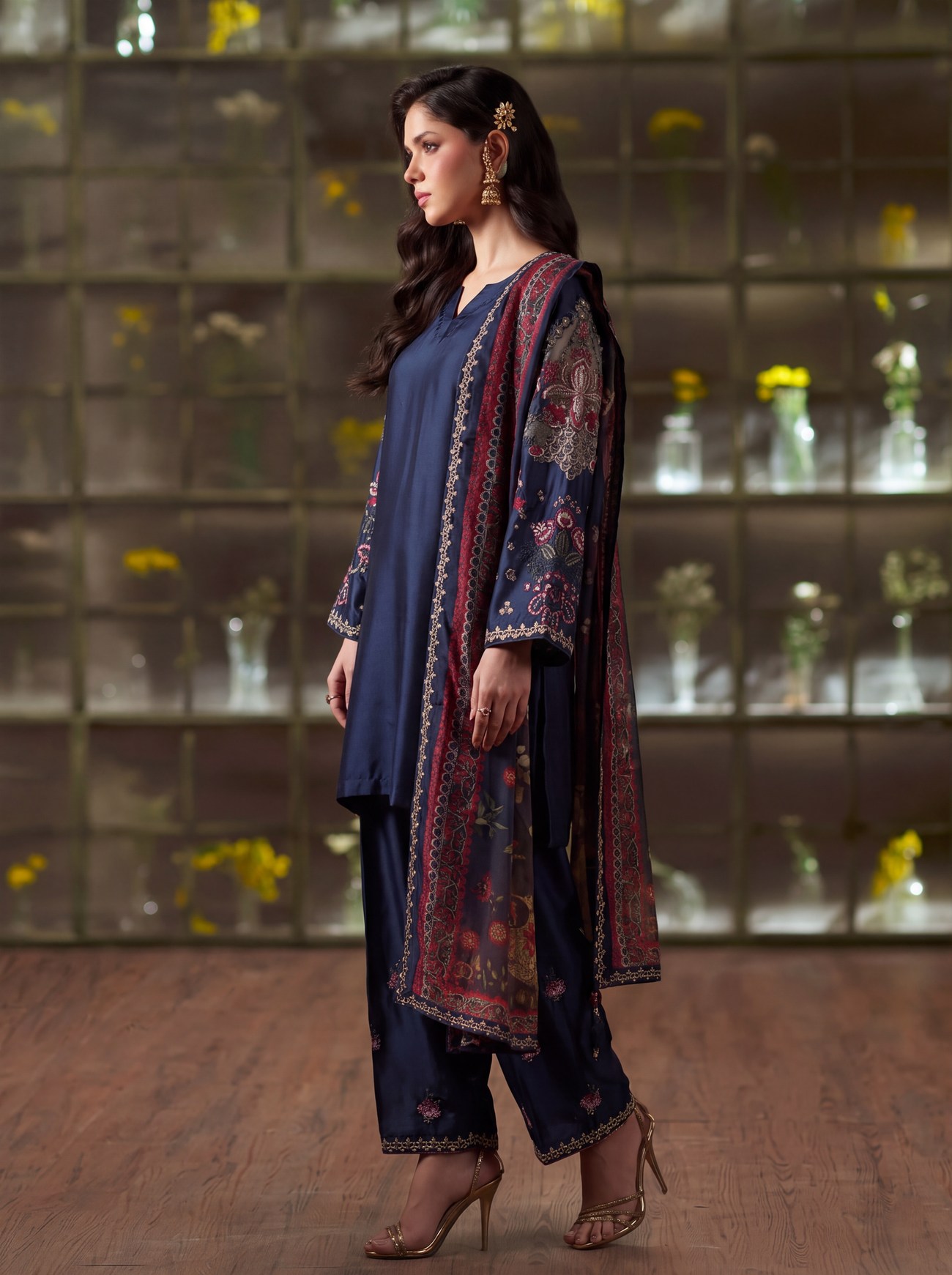 Zeenat Pret Silk Embroidery Collection